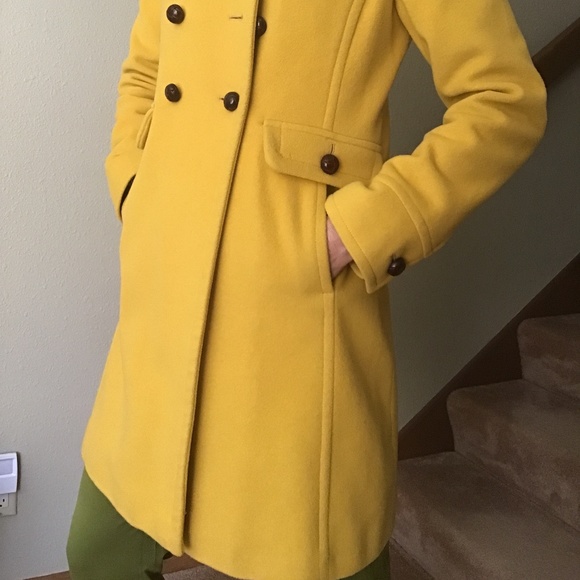Spring Military Style Wool Coat - Picture 6 of 7